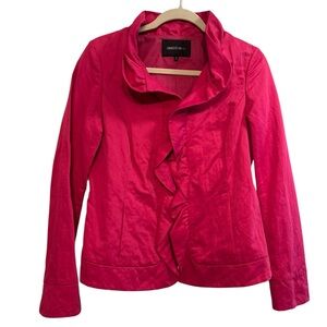 Lafayette 148 New York Women's Pink‎ Ruffle Jacket